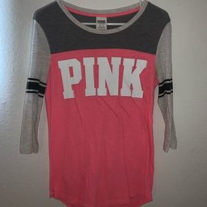 PINK Baseball Tee